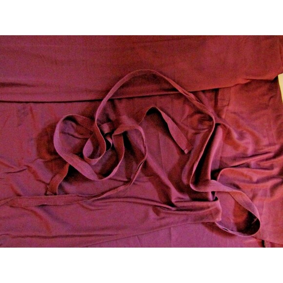 All Saints Amelis Dress Long Sleeve Burgandy Silky Slinky Size S - Picture 10 of 11